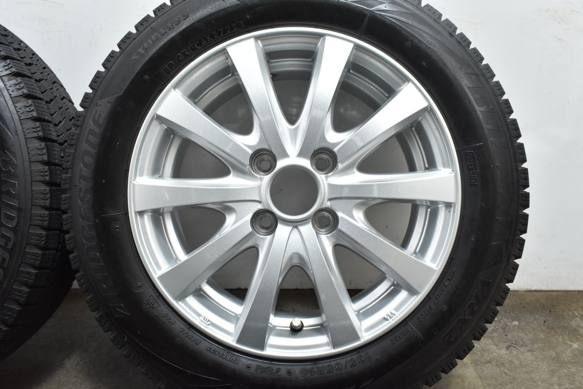 165/65R14 ブリヂストンVRX2 バリ溝4本 送料込み Amazon | スタッドレスタイヤ 4本セット ブリヂストン