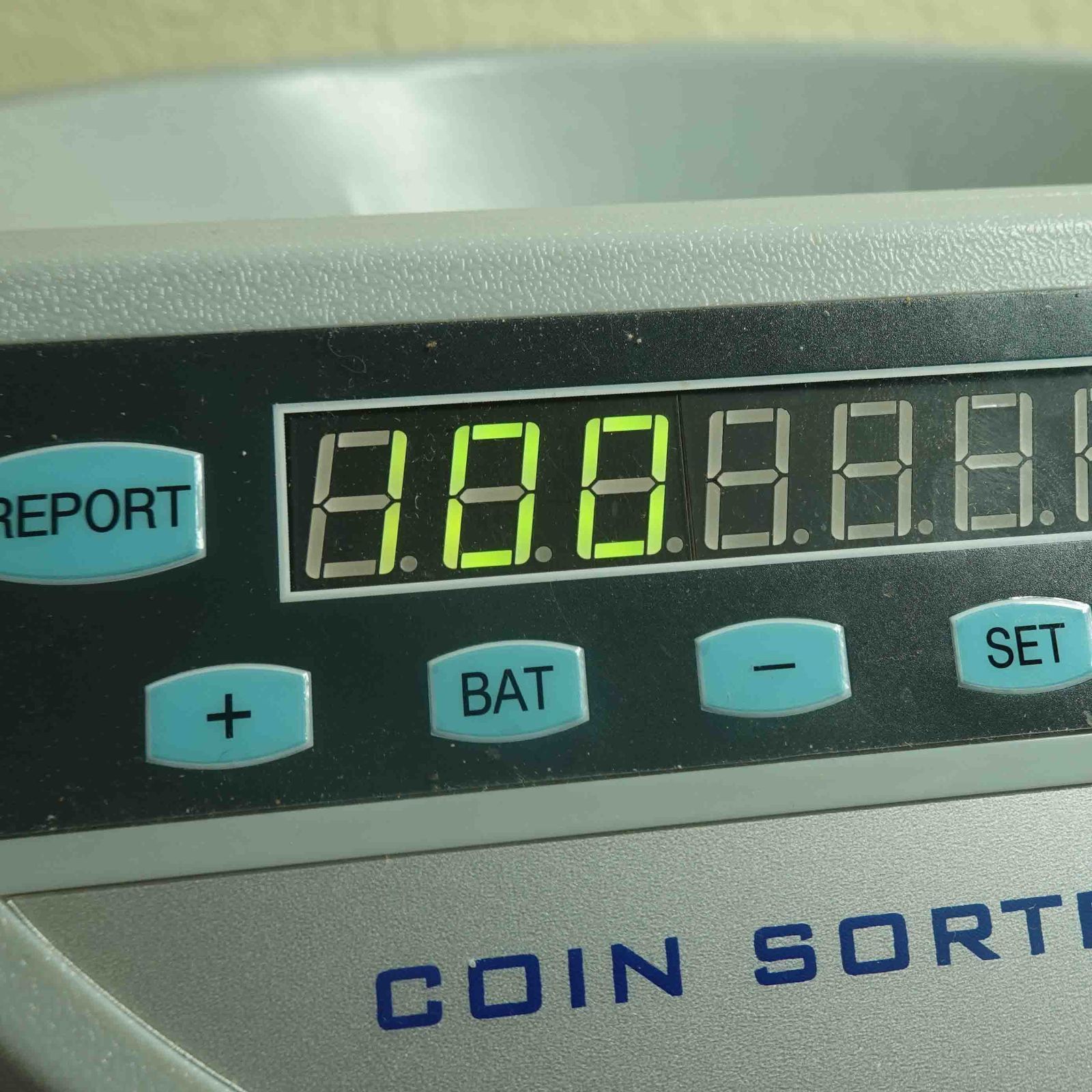 中古品 動作確認済】高速自動コインカウンター 新500円硬貨対応！ コインカウンター 自動 硬貨 小銭数える 計数機 電動 高速 コインソーター 選別  デジタル マネー カウンター 計数機 精算 小銭 経理 会計 業務用 ny067