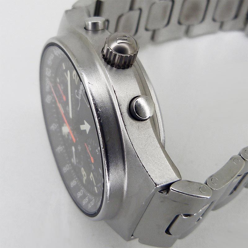 中古ジン【Sinn】 144.GMT.ST 144.GMT クロノグラフ オートマティック デイト