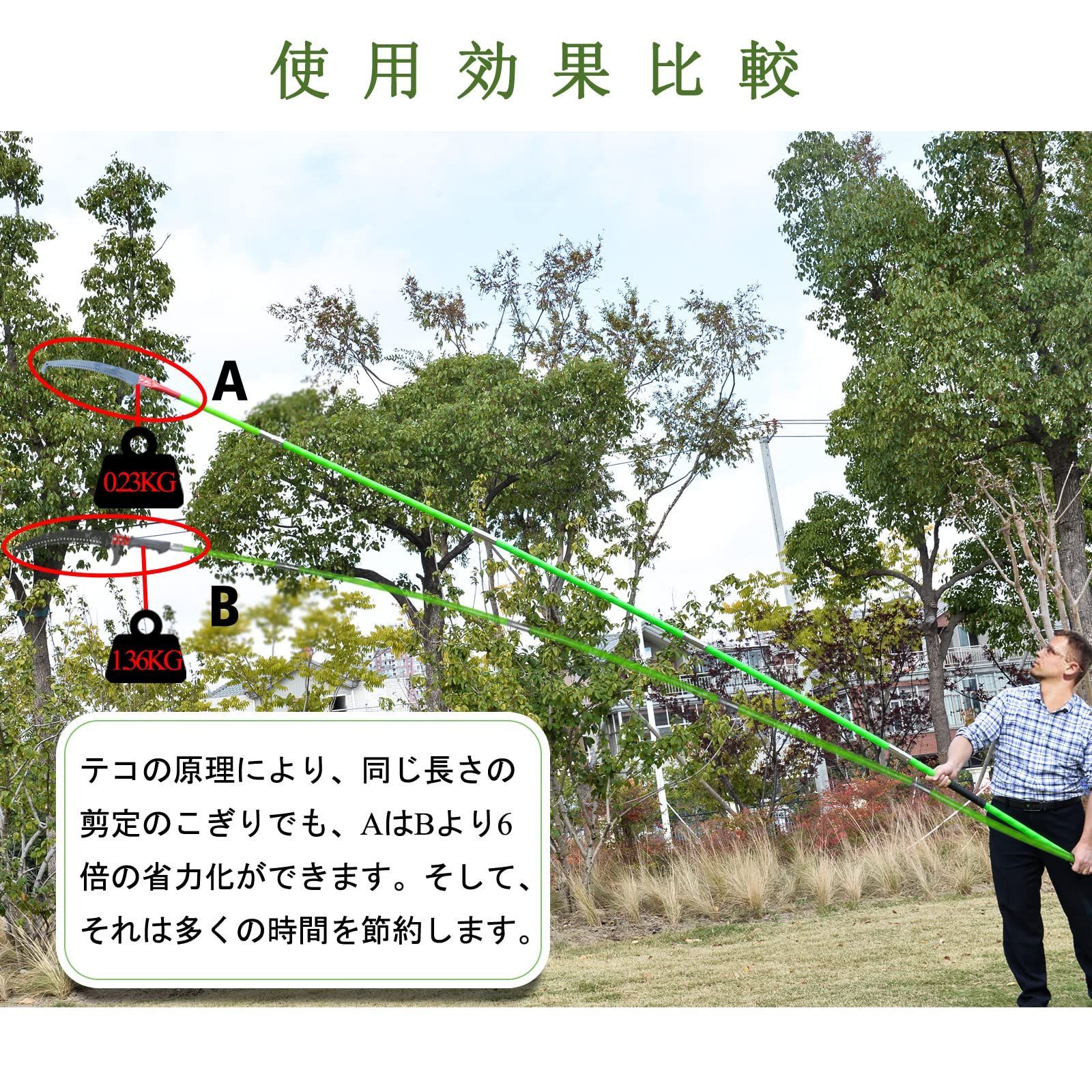 高枝切りノコギリ