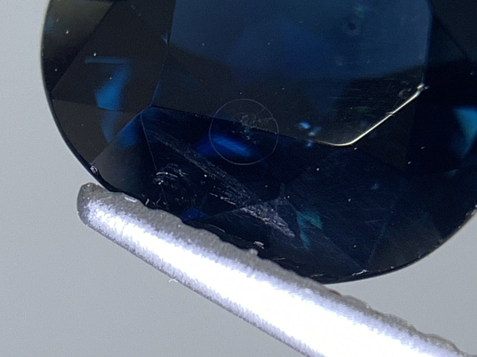 サファイア 3.427ct 宝石ソーティング付き 9.5㎜×9.0㎜×4.7