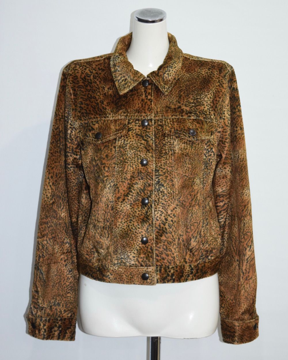 LEOPARD VELVET JACKET【BROWN】 LEOPARD VELVET JACKET【BROWN】｜WACKO MARIA｜MELTING POT