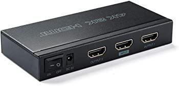 【中古】【非常に良い】サンワダイレクト HDMI分配器 1入力2出力 同時出力 4K / 60Hz 対応 HDCP2.2対応 400-VGA013