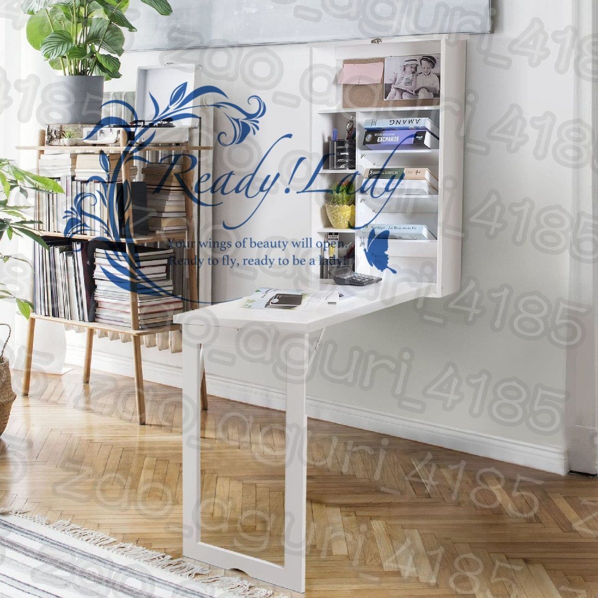 サイドテーブル レトロモダン イタリア風デザイン メタリックトップ