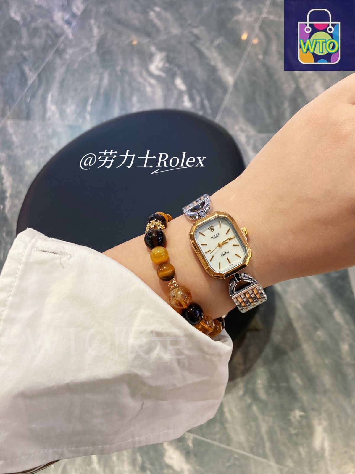 今日特価】Rolex ロレックス 新発売スモールスクエア 25mm 精巧