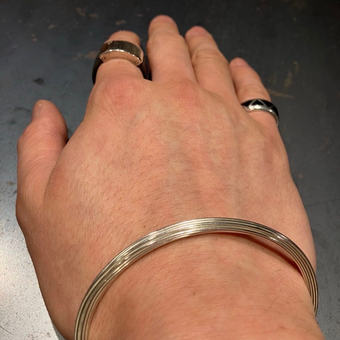 SILVER925 WIRE BRACELET/シルバー/バングル/ブレスレット
