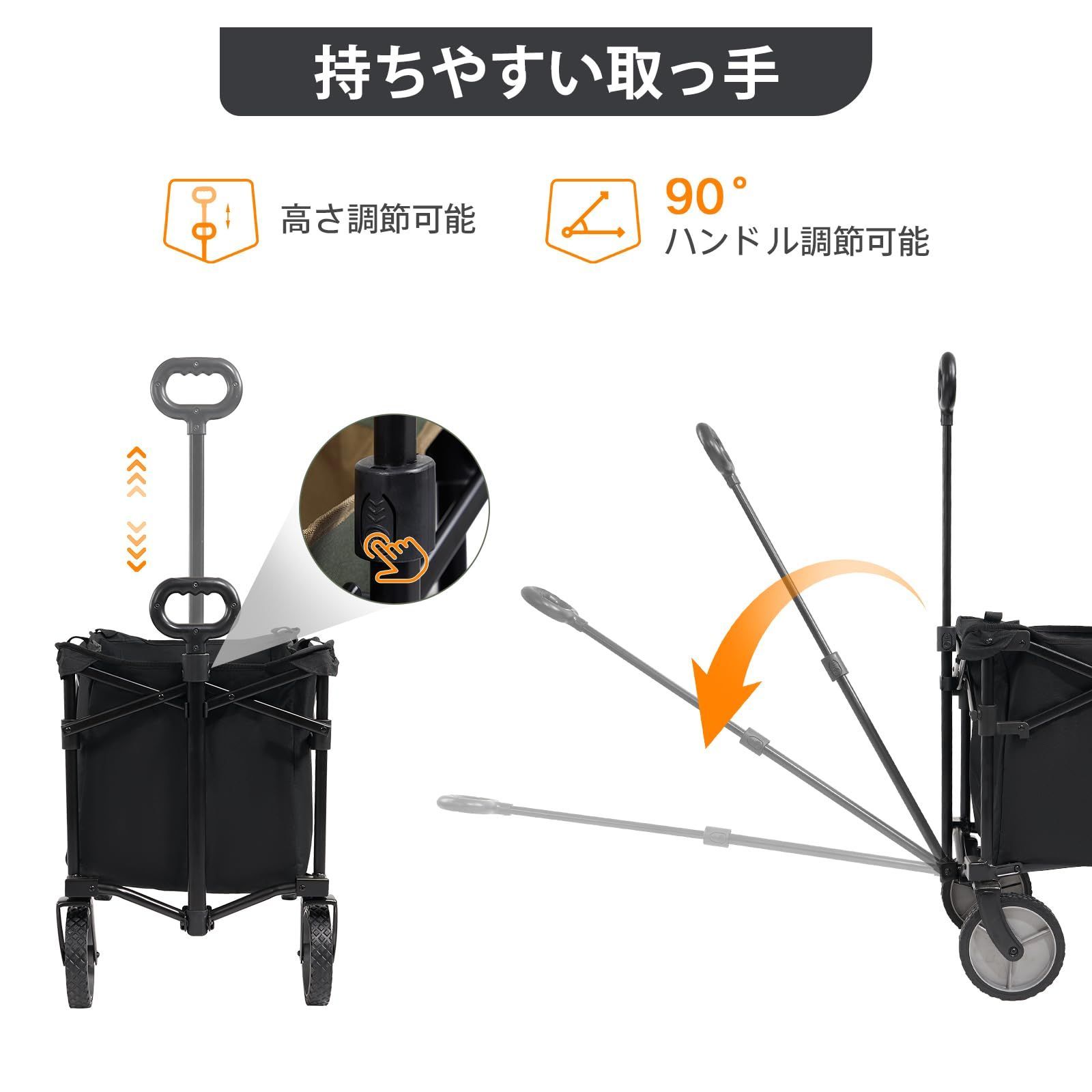 新商品 軽量 147 L 収束式 大容量 全地形対応 折りたたみ 自立収納 アウトドアワゴン 耐荷重100 kg キャリーワゴン アウトドアキャリー キャリーカート BBQ RIDGE 釣り TIMBER キャンプ