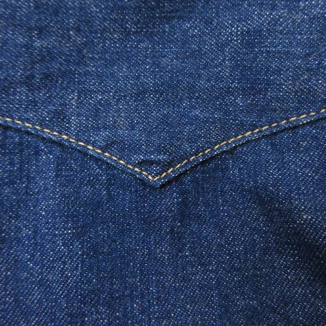 美品 オアスロウ orslow デニム ウエスタン シャツ 長袖