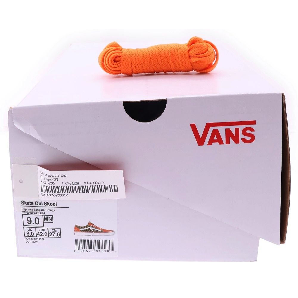 SUPREME (シュプリーム) 23AW ×VANS Leopard Old Skool バンズ