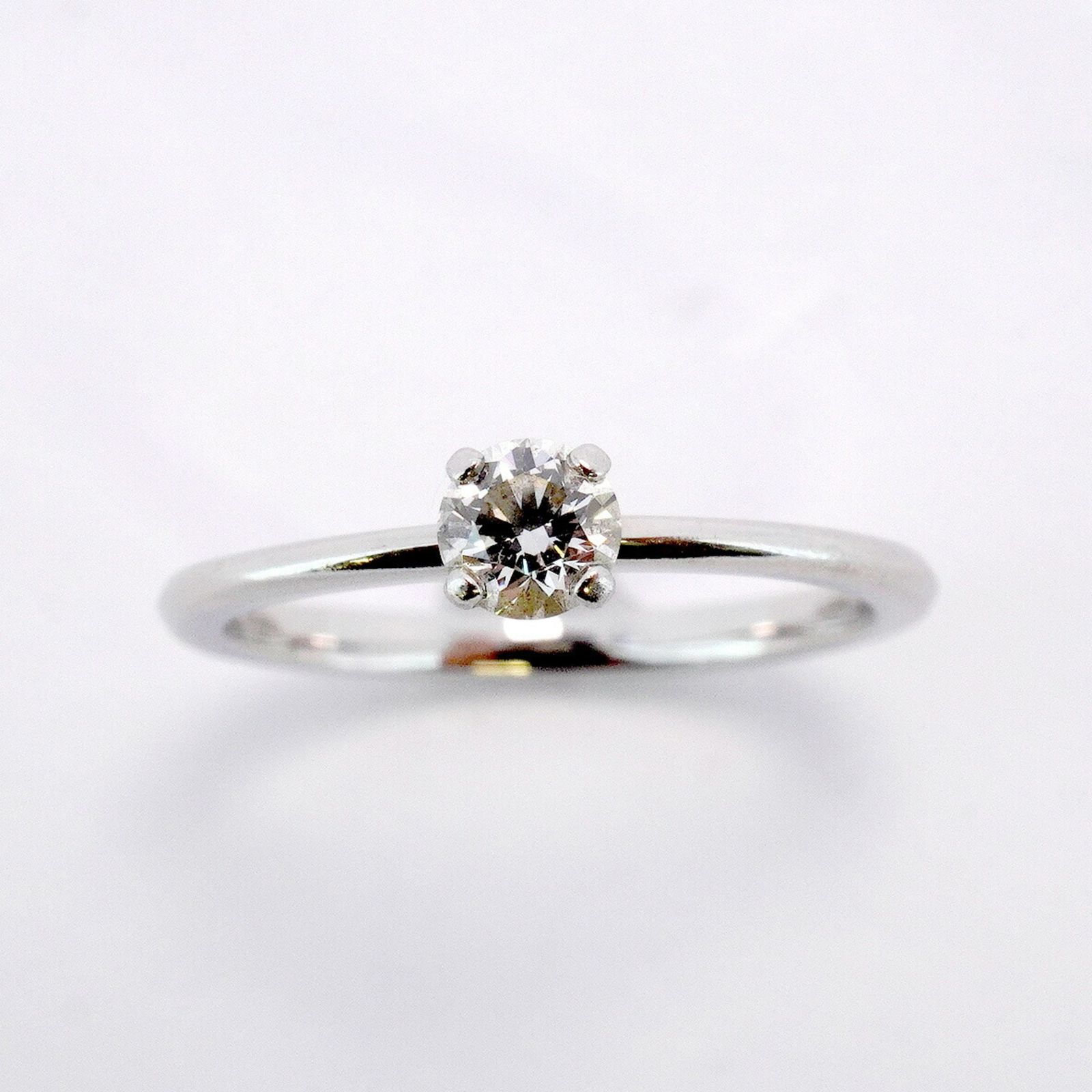 TIFFANY & Co. ダイヤモンドリング PT950 0.21CT 8号 【公式通販】