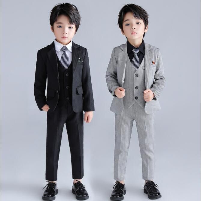 5点セット カジュアルスーツ 男の子用スーツ 子供服 子供スーツ キッズ フォーマル 男の子スーツ ストライプ 入学式 入園スーツ こどもスーツ 卒業 zz112713944a27