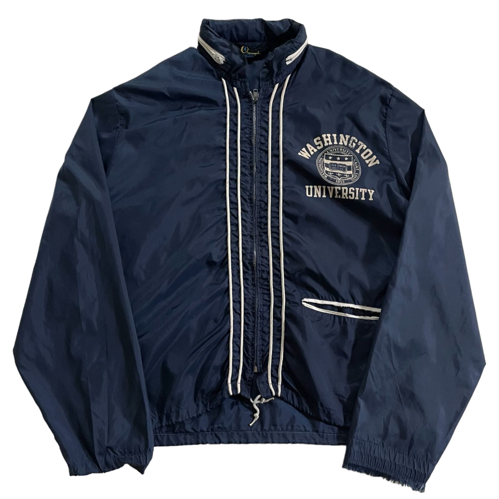 60〜70s USA製 Champion ランタグ ジップ ナイロン ジャケット - メルカリ