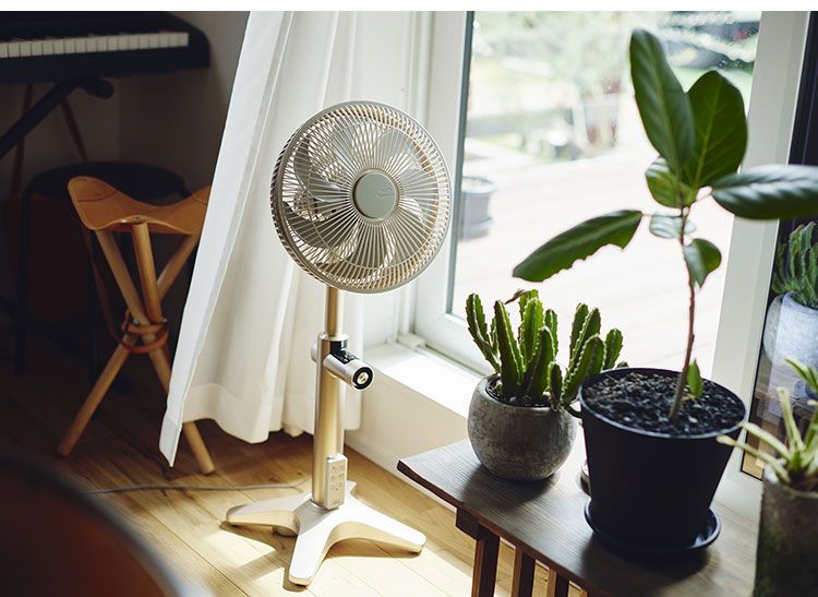 Kamomefan カモメファン 扇風機 サーキュレーター Kamome c lite DCモーター DCファン 首振り リモコン付き