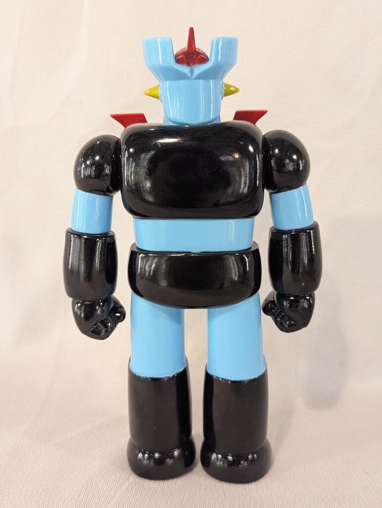 MAXTOY マックストイのソフビ人形 ダイナミックプロ マジンガーZ ブラック スカイブルー はしもと玩具 4期