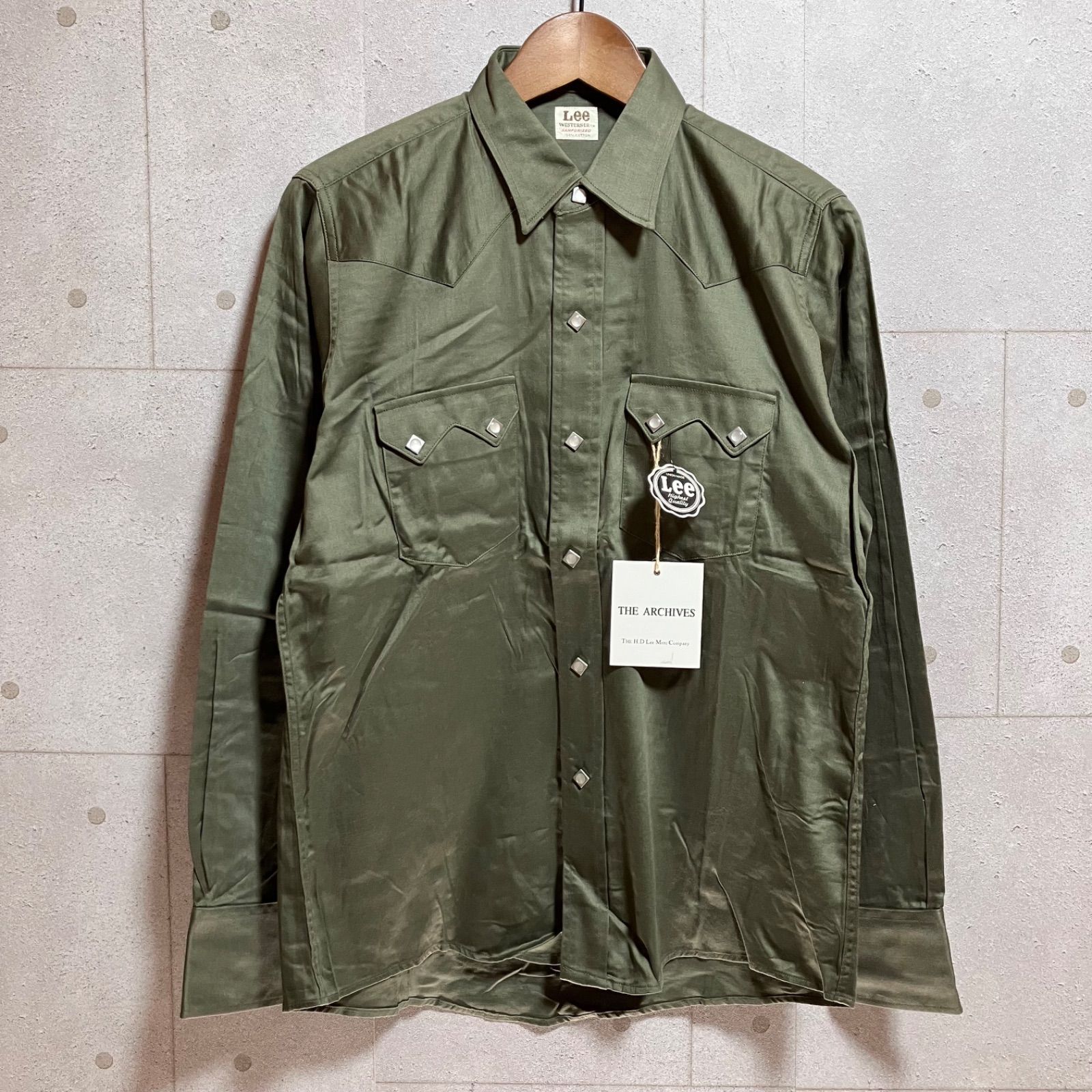 タグ付き Lee リー Westerner Shirts ウエスタンシャツ 長袖
