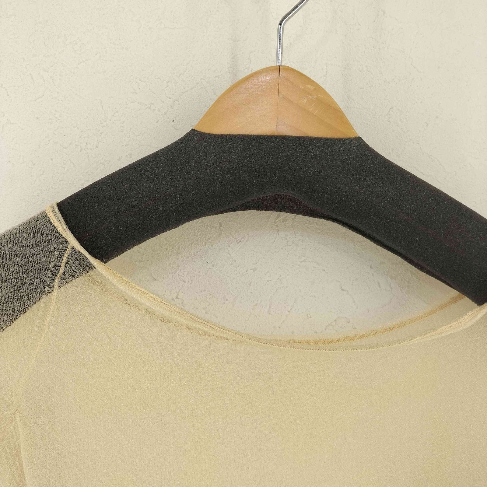 ユーズドフルギ 古着 A CCORDION SHINY SHEER PULLOVER レディース import M