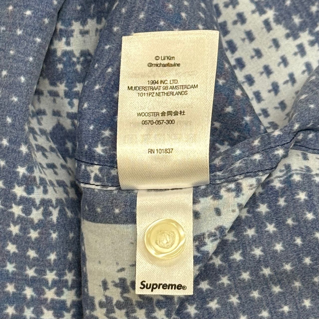 国内正規 Supreme 22SS Lil Kim S/S Shirt リルキム 半袖 シャツ 