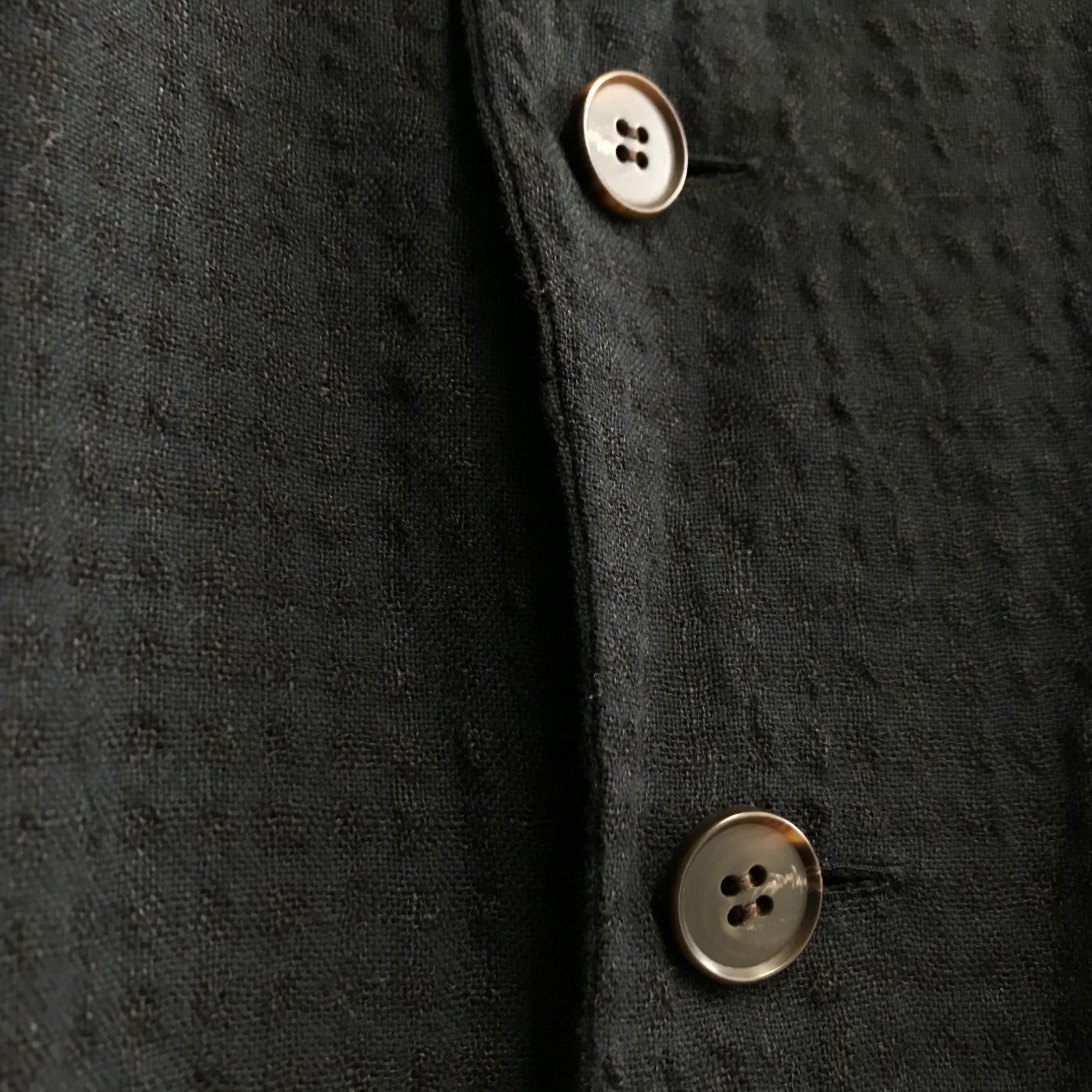 イチアンティークス コットン ウール ジャケット アウター ネイビー F イチアンティークス コットン ウール ジャケット アウター