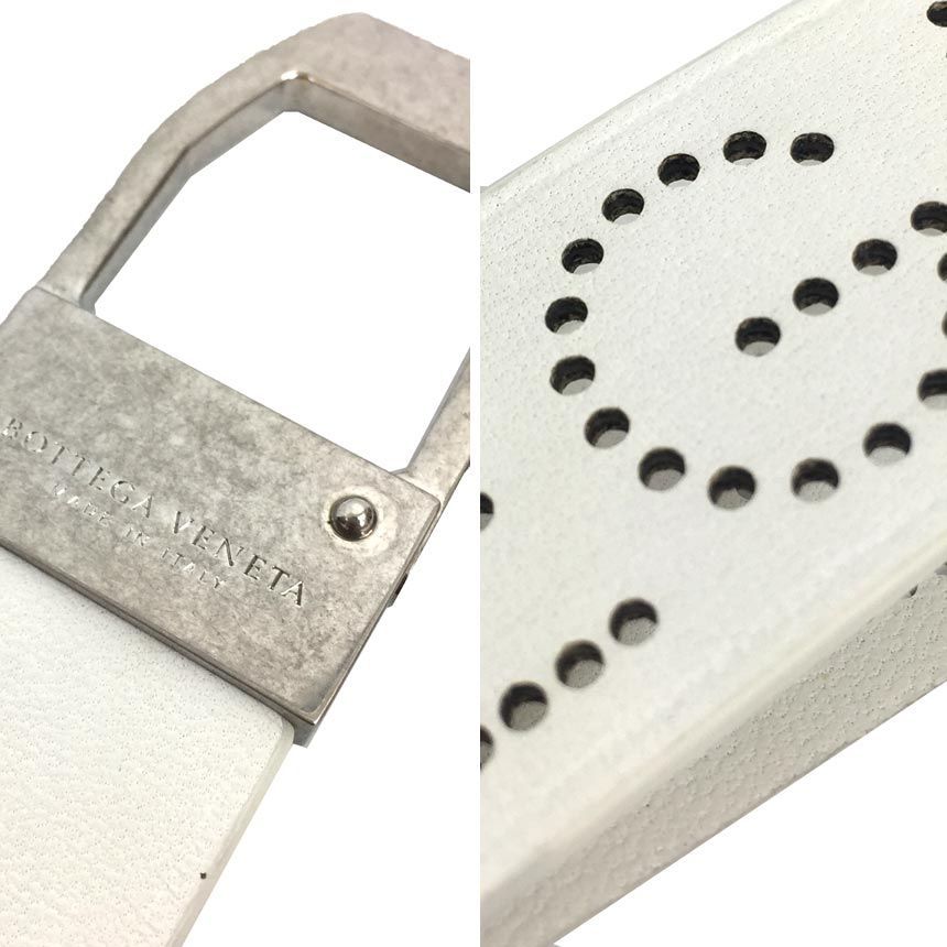 大*輝様 【新品未使用】Bottega Veneta パンチングロゴ 革製レザー セール BOTTEGA VENETA ボッテガヴェネタ パンチングロゴ