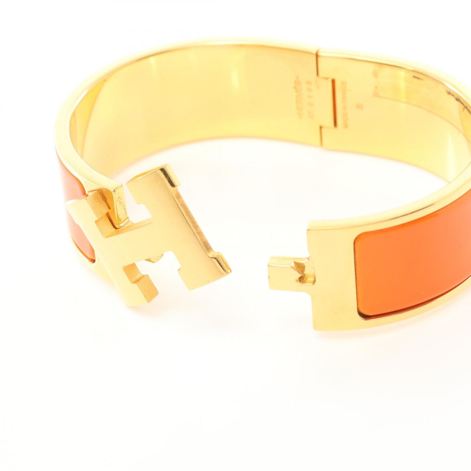 エルメス HERMES バングル クリッククラックGM 300001F ゴールド