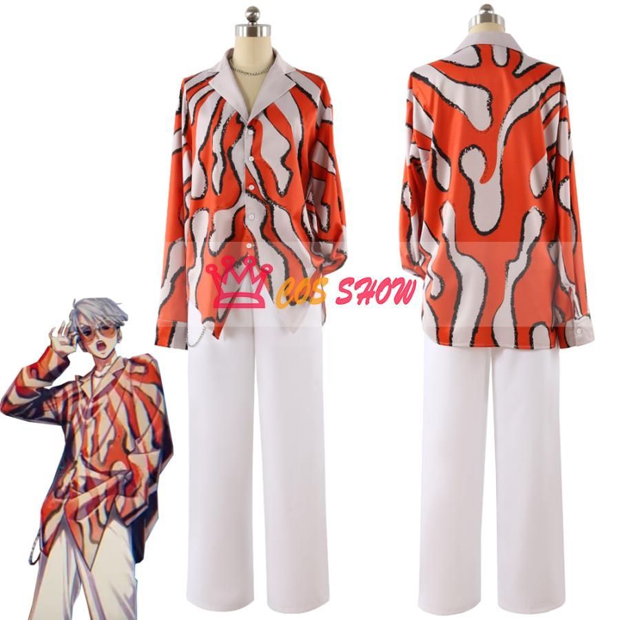 あんスタ 朱桜司 缶バッチ ホワイトブリム 80個セット あんスタ 朱桜