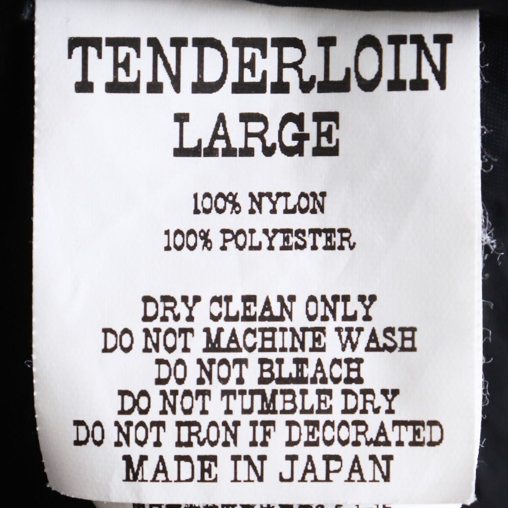 TENDERLOIN DABO IMAGE NYLON VEST Lサイズ ブラック - メルカリ