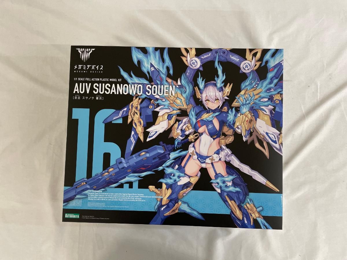 AUVスサノヲ 蒼炎｜メガミデバイス　未開封品 皇巫 スサノヲ 蒼炎｜メガミデバイス｜美少女プラモデル