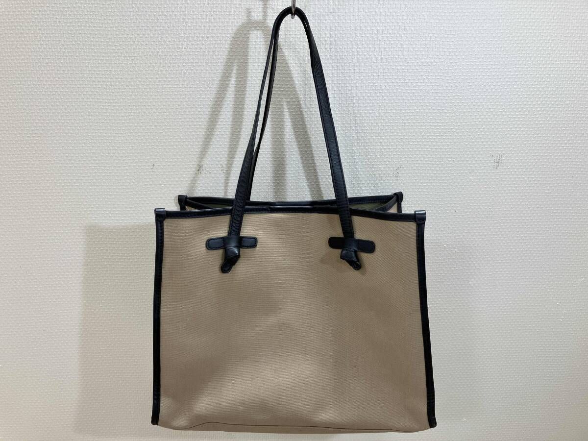 GIANNI CHIARINI トートバッグ キャンバストートバッグ ベージュ