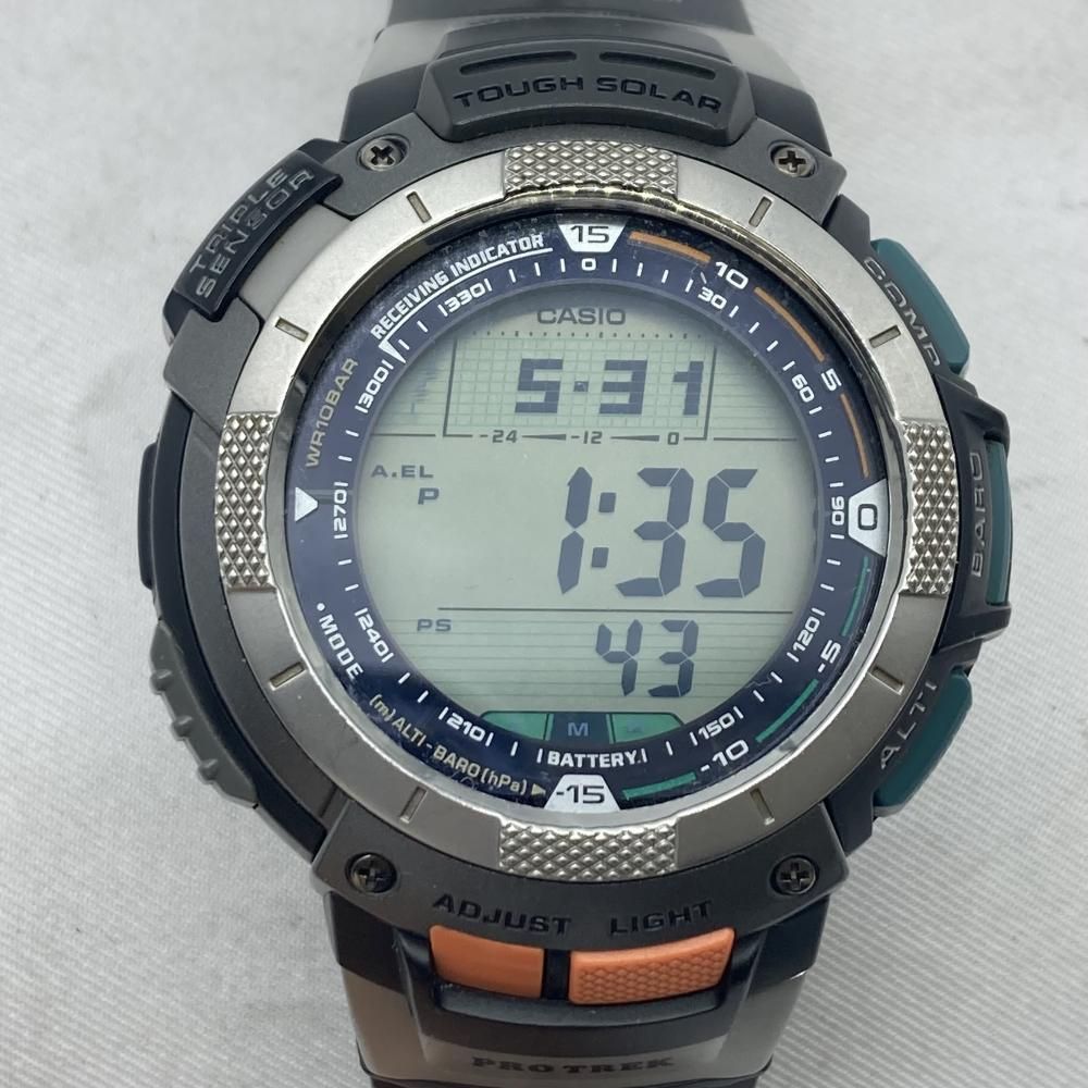 CASIO CASIO カシオ プロテック PRW-1000J ソーラー電波 クォーツ 不動