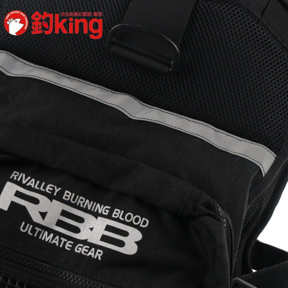 【中古/美品】 リバレイ RBB ウェーディングゲームベスト ブラック  /U331M リバレイ RBB ウェーディングゲームベスト ブラック /U331M 美品