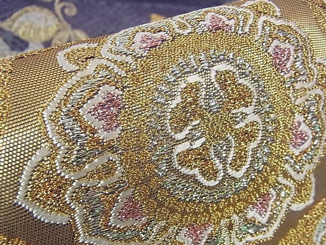 平和屋本店□極上 山口美術織物 皇室 伊勢神宮御用 西陣織 六通柄袋帯