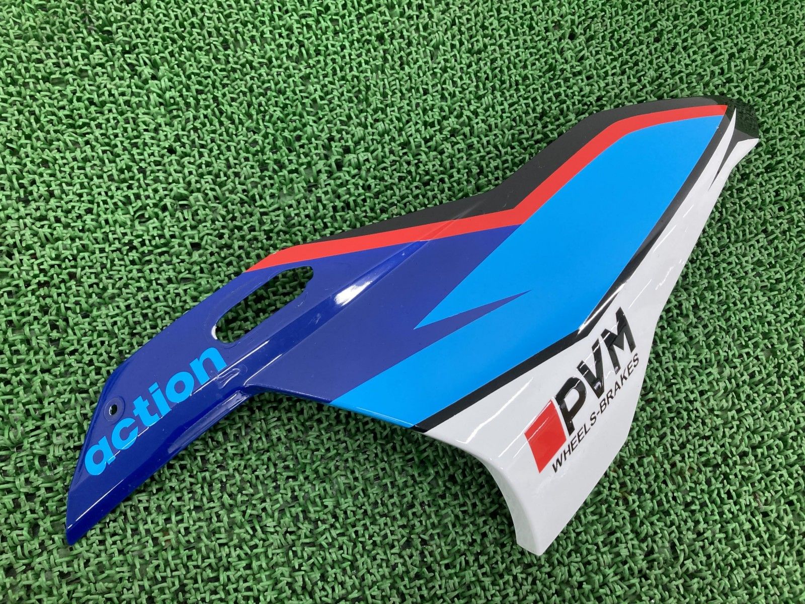  S1000RR アッパーカウル ZXMT製S1000RR アッパーカウル 右 白/青 社外 バイク 部品 K67 19-21年