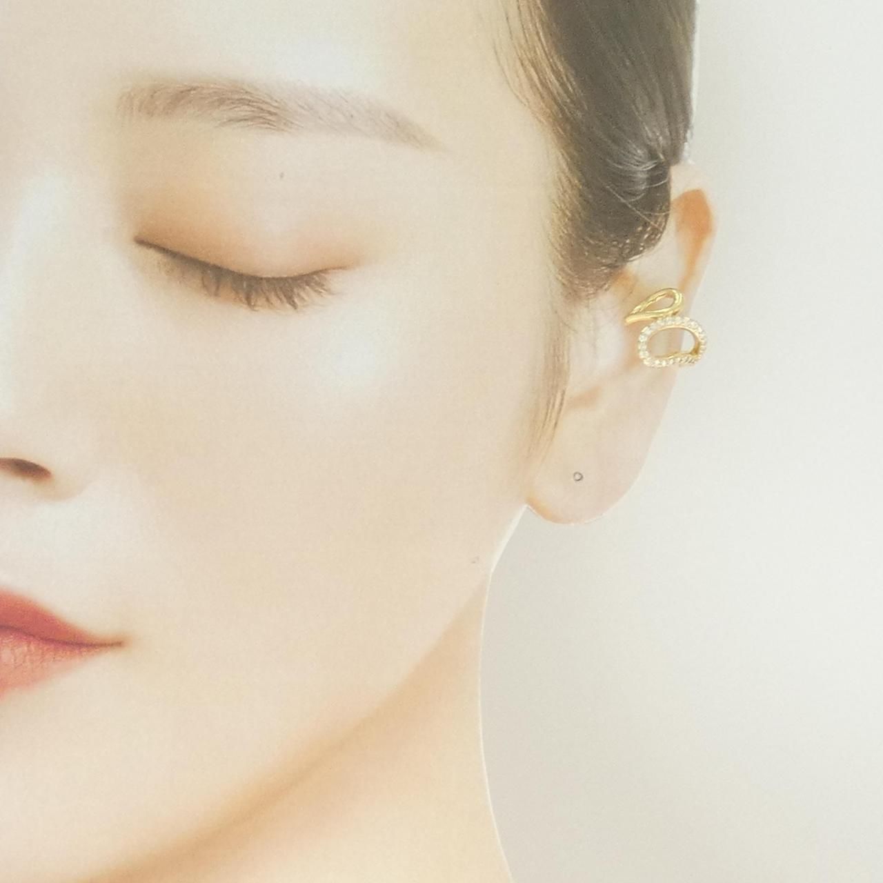 ダイヤモンド イヤーカフ