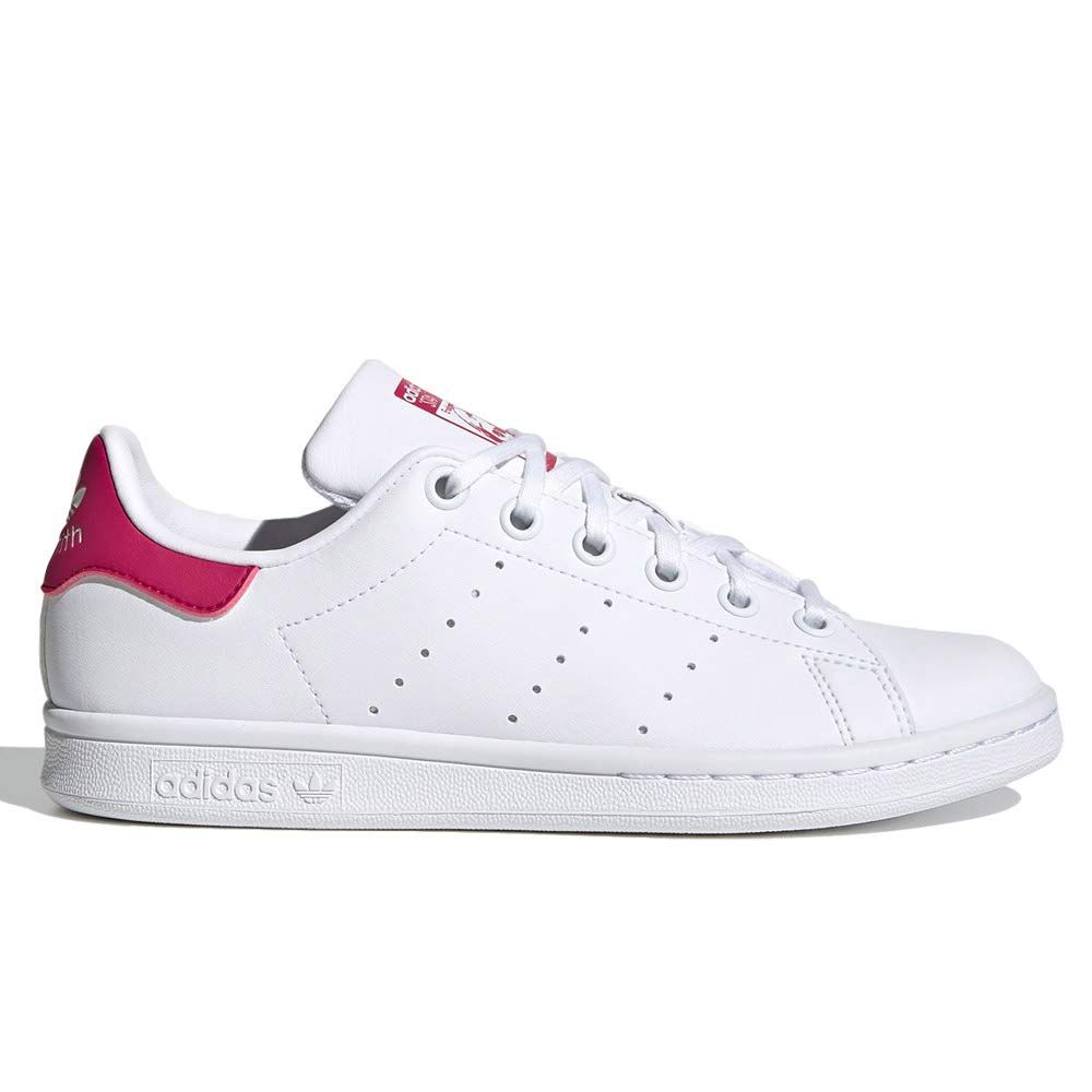 [アディダス] スタンスミス ガールズ STAN SMITH J FTWWHT/FTWWHT/BOPINK fx7522 レディース ホワイト ピンク ヴィーガン PRIMEGREEN 23cm [並行輸 [ホワイト/ピンク] [23 centimeters]