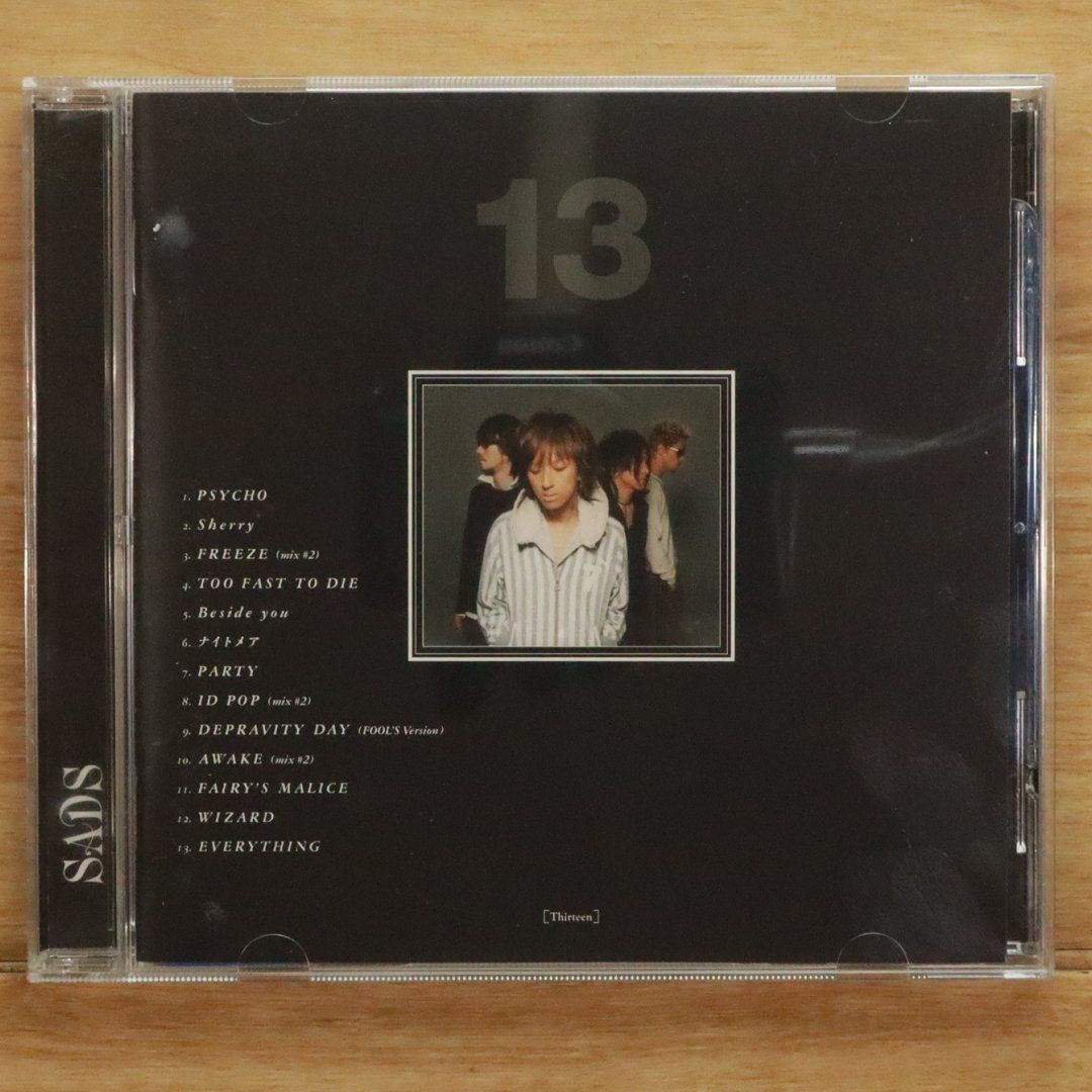 初回特典付き。13 (初回盤)/SADS：未開封CD 国内盤CD☆サッズ/SADS□ 13 (初回盤) 【UPCH9055/4988005332097