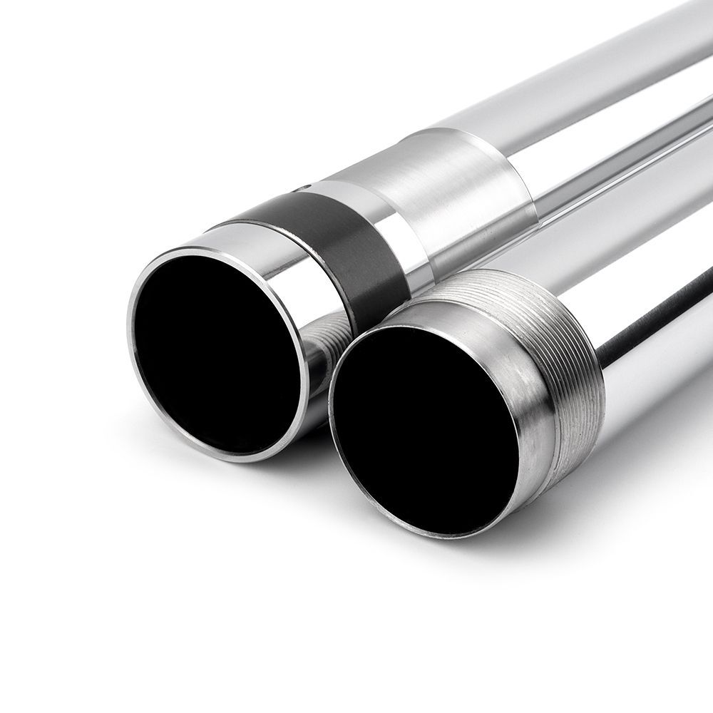 XS337 上メッキKLX250 KLX300 D-TRACKER 96-06 1.25ピッチ43MM 純正品番44013-1387 44013-1388に対応 インナーチューブ ２本