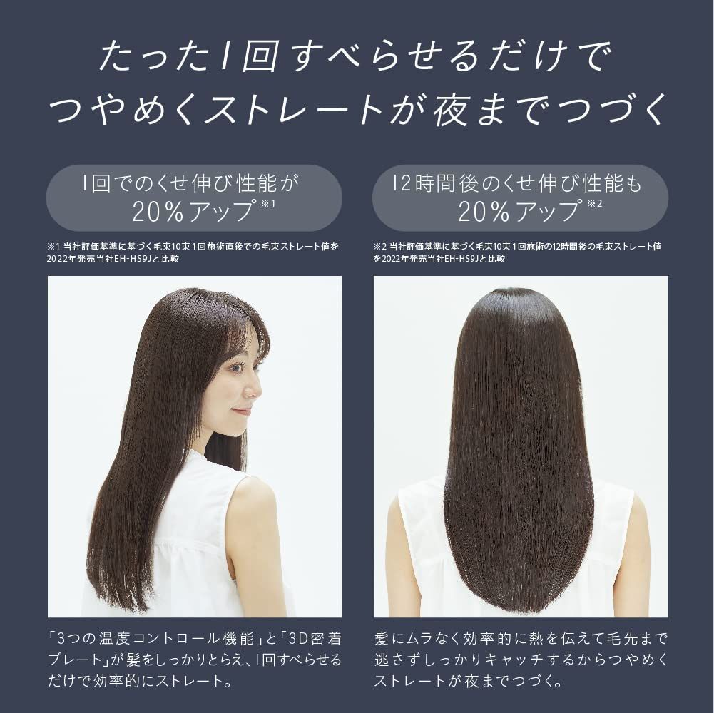 パナソニック ヘアーアイロン ストレート用 ナノケア スムースグロス