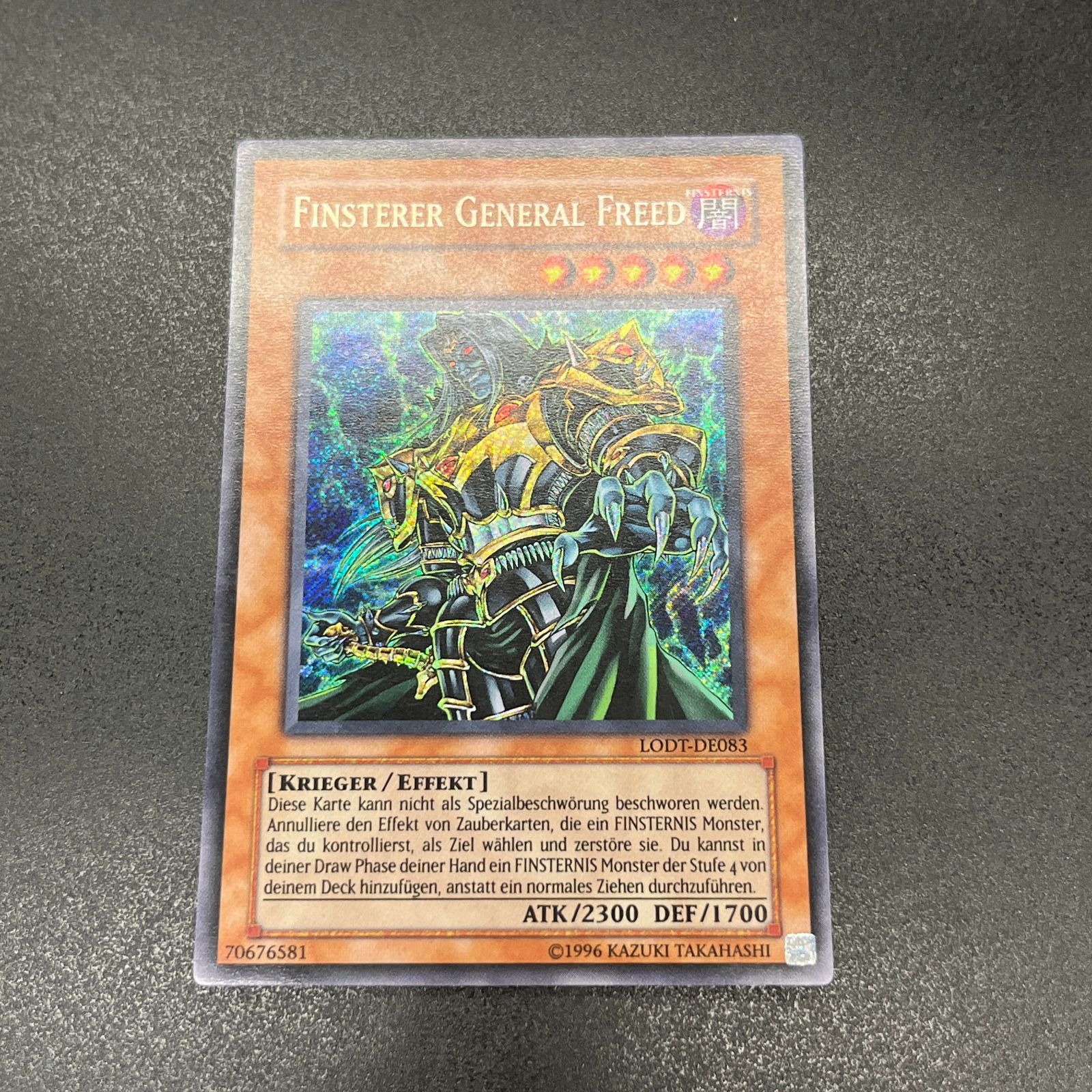 遊戯王 1枚 EU 英語 ダークアームドドラゴン シークレット 1st 遊戯王