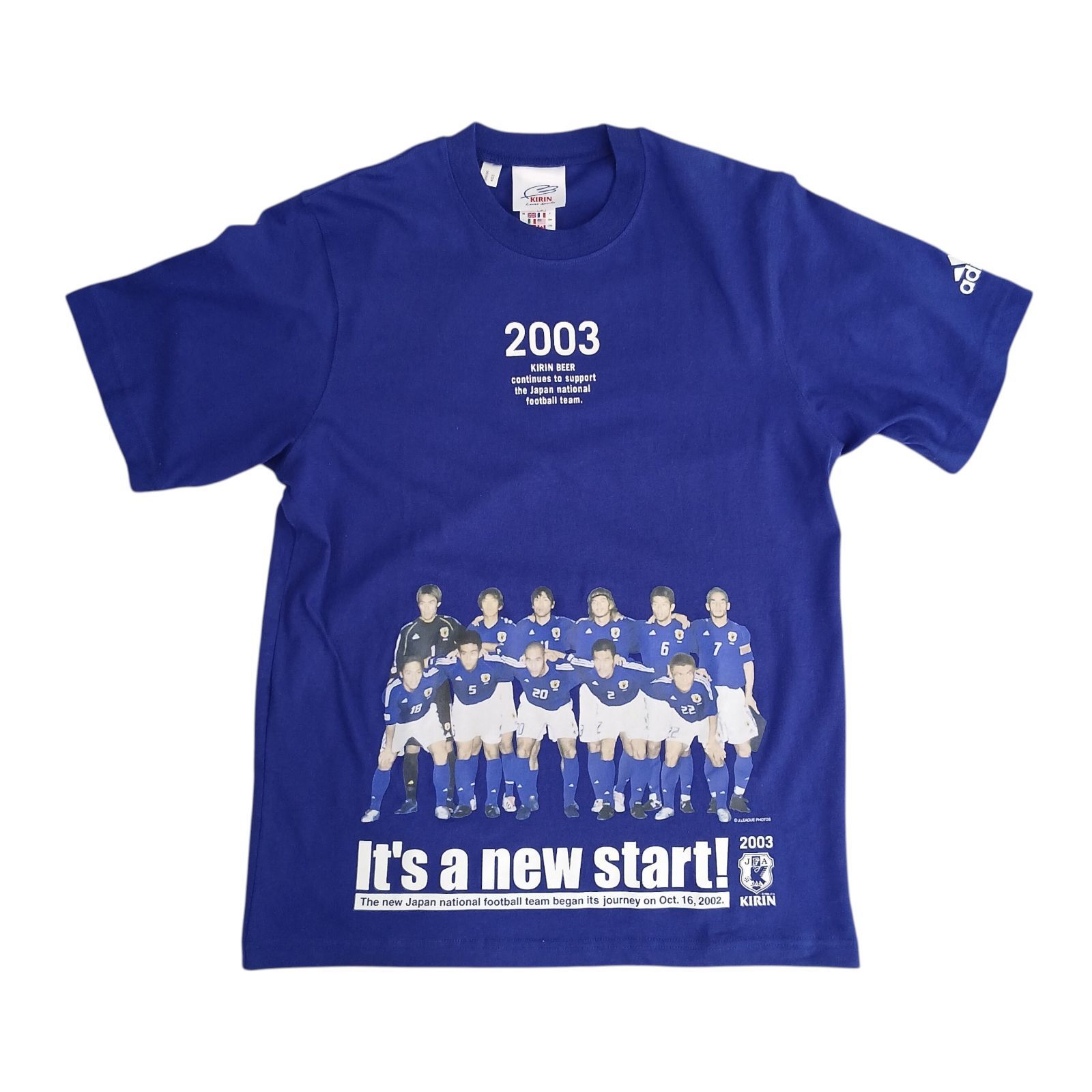 KIRIN キリン adidas 2003年 サッカー 日本代表 勝ちT 綿100％ S
