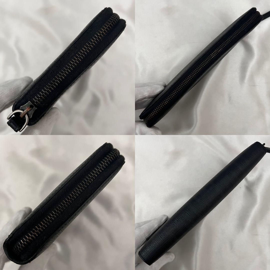フェンディ ズッカ柄オーガナイザー ブラック PVC 長財布 WWW_SSLDF_COM