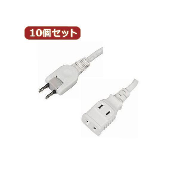 YAZAWA 10個セット 耐トラ付タップ2個口 Y02203WHX10 - メルカリ