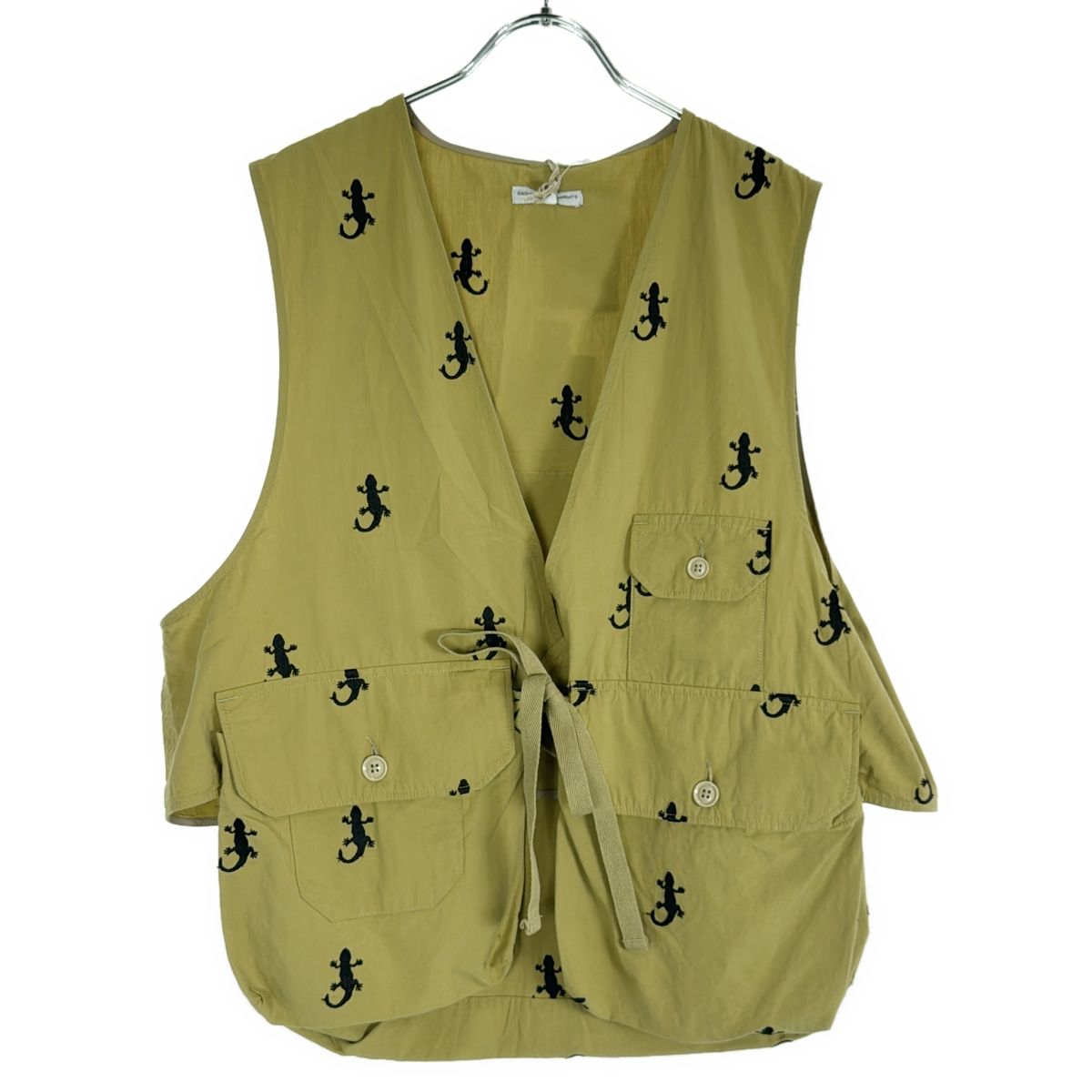 Engineered Garments エンジニアドガーメンツ 25SS Fowl Vest GECKO