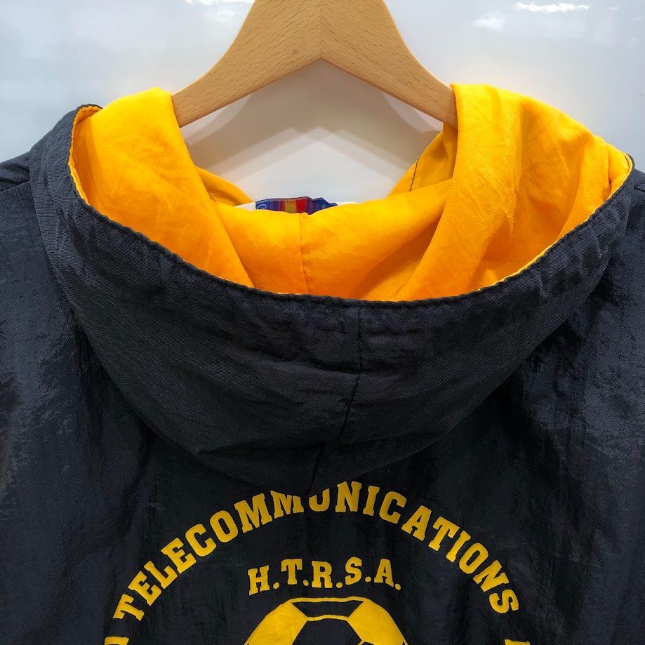 【RENNOC レノック】ナイロンアノラックパーカー　ハーフジップ　90s NIKE ナイキ ナイロンジャケット 90s アノラックパーカー ハーフ