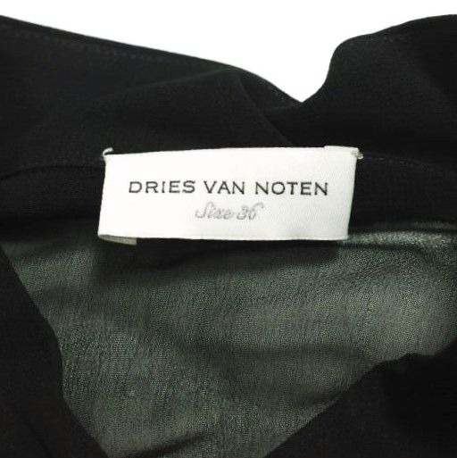 DRIES VAN NOTEN フリルシアーシャツ ドリス ヴァン ノッテン新作ウィメンズウェア、“立体感”フリル