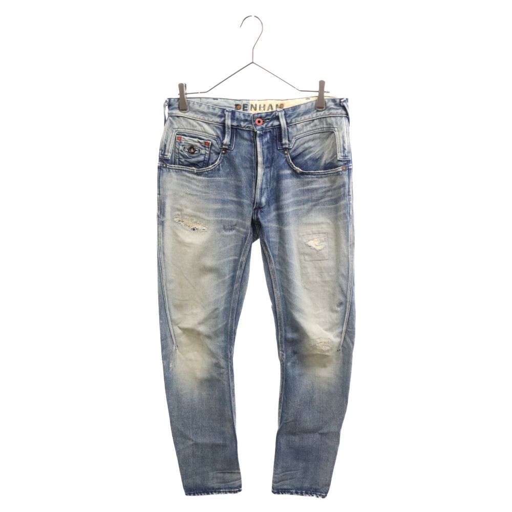 DENHAM (デンハム) 22AW 380本限定 CROSSBACK MIJSHIMOJ クロスバック ストレートデニムパンツ インディゴ 01-22-04-11-007