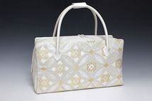 ○特別セール○ お洒落！！ 京都 西陣織 正絹帯地 使用 利休バッグ