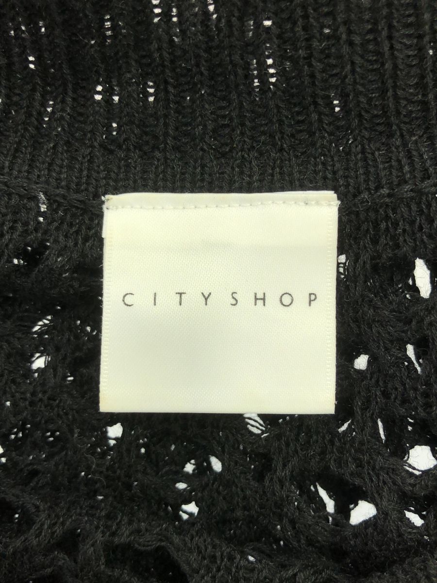 CITYSHOP (シティショップ) ① 230080042205010 ニット レディース ブラック FREE CITYSHOP (シティショップ) 230080042205010 ニット レディース