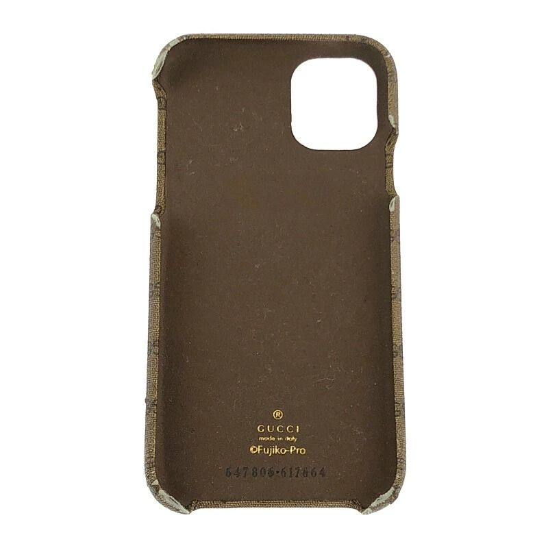 ドラえもん GUCCHI グッチ iPhone11 ケース　箱付き iphone16/16pro ケース グッチ ドラえもん iphone14pro/13pro