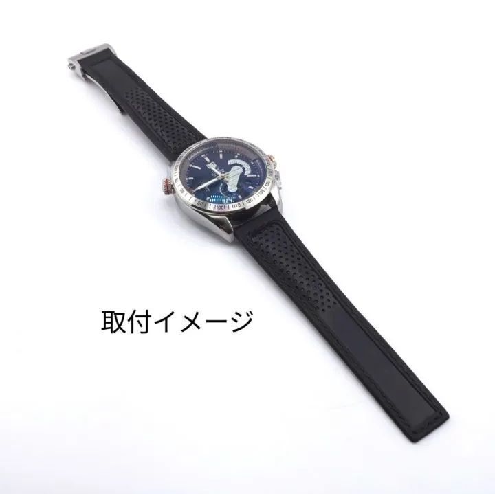 TAG Heuer レザーベルト 黒 Amazon.co.jp: [HEYOZURY] 腕時計ベルト TAG HEUER ベルト 時計