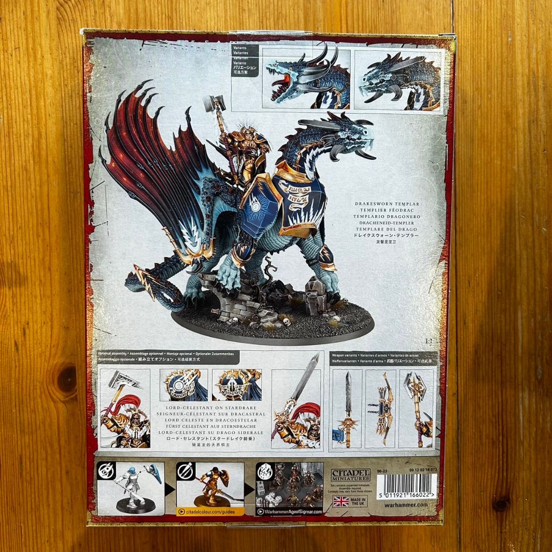 ロード・セレスタント ドラコス騎乗 ウォーハンマー エイジ・オヴ・シグマー　ストームキャスト・エターナル　ばら売り warhammer ストームキャスト・エターナルロード・セレスタント | ウォー